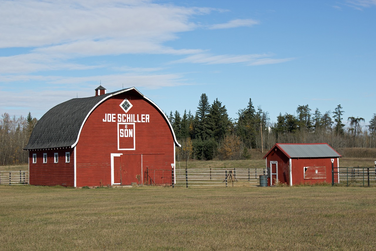 farmyard barn shed free photo