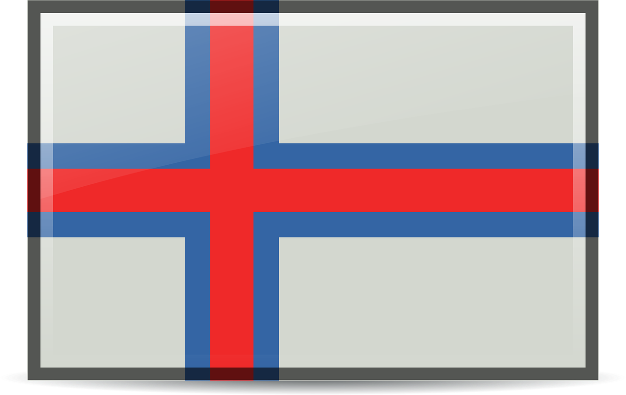 faroe islands flag icons free photo