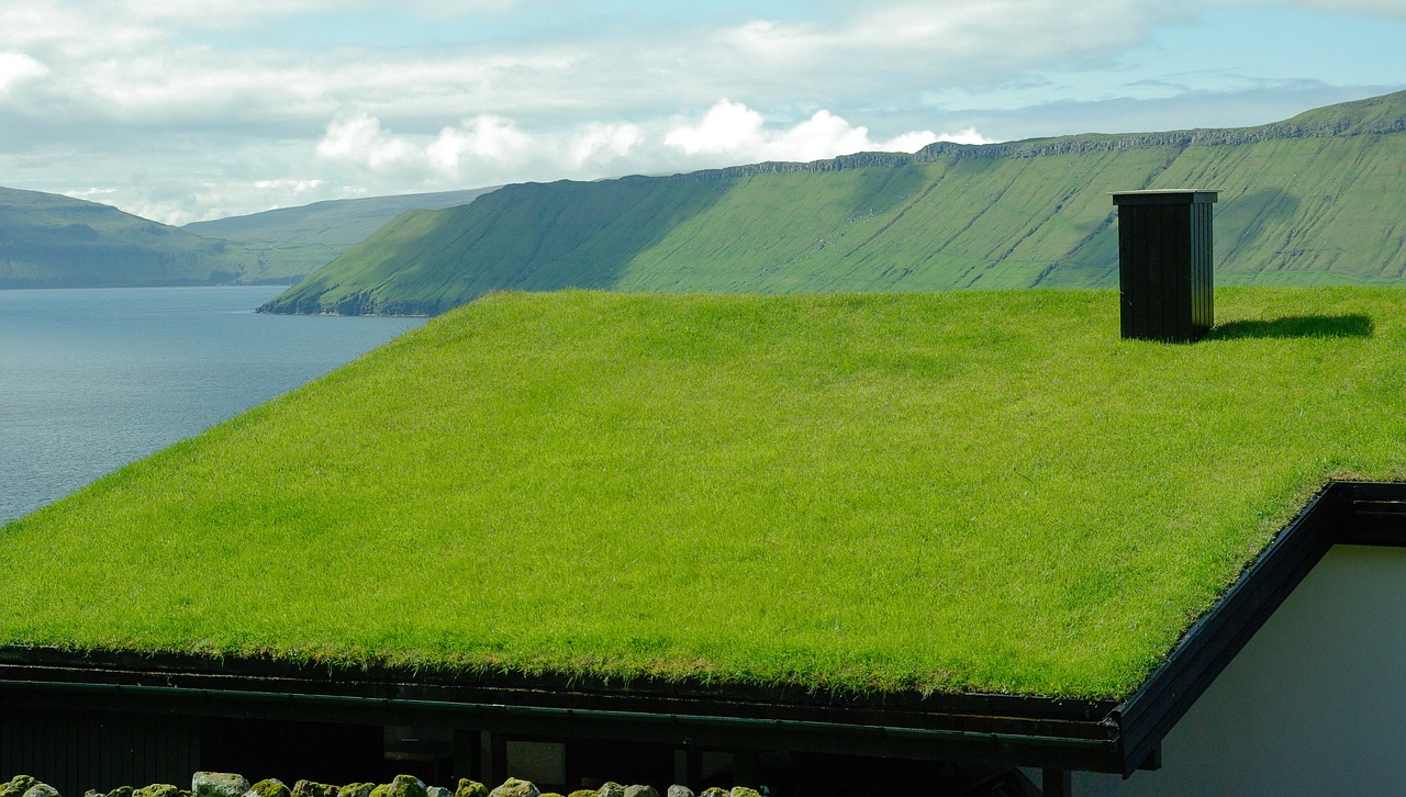 faroes fjord roofing free photo