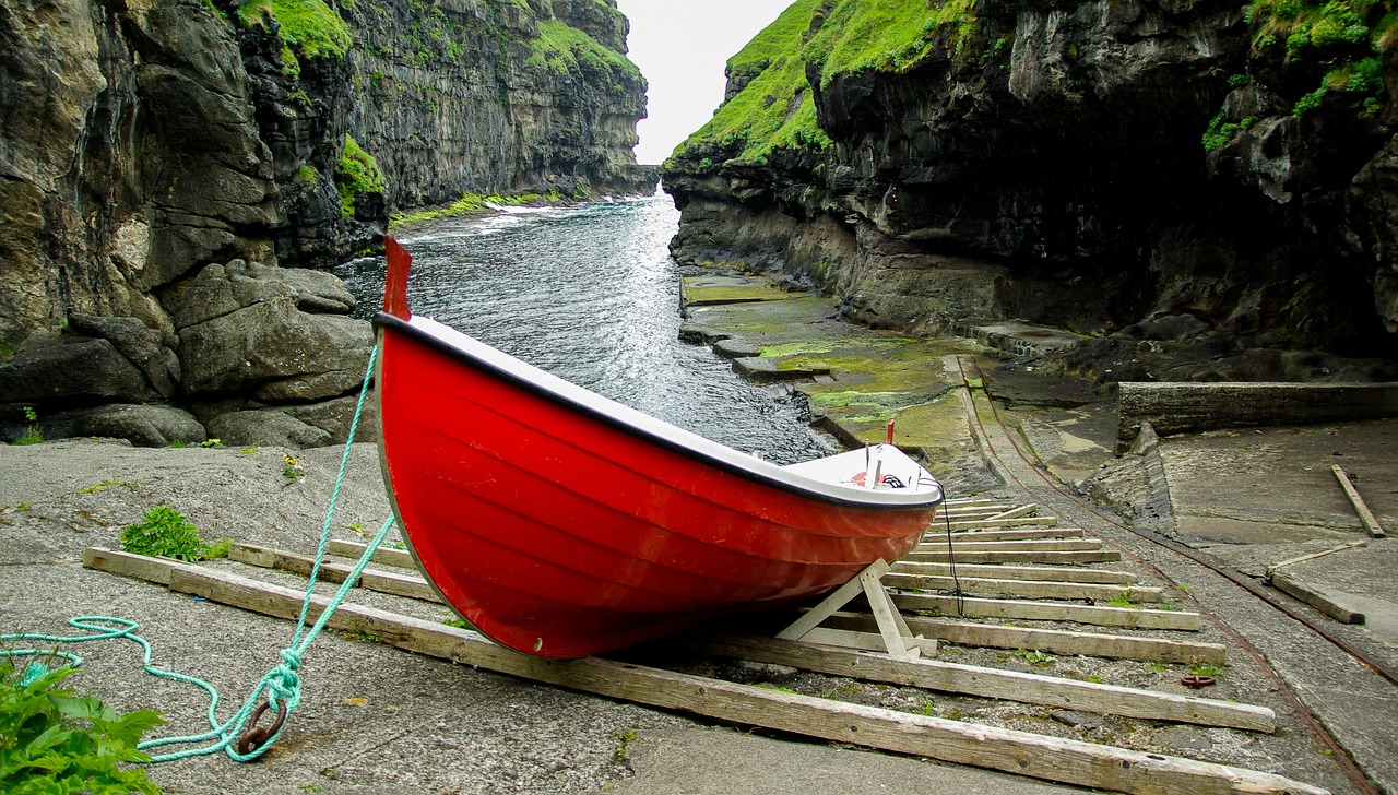 faroes boat port free photo