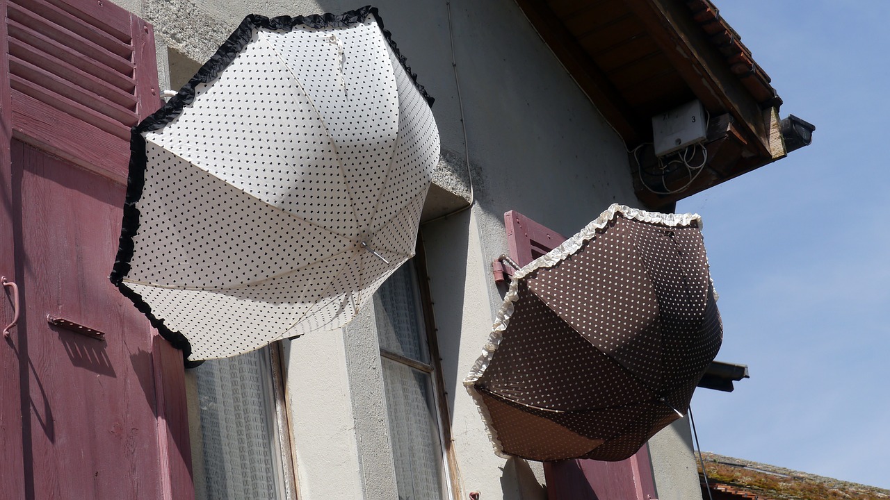 fashion sun umbrellas lace free photo