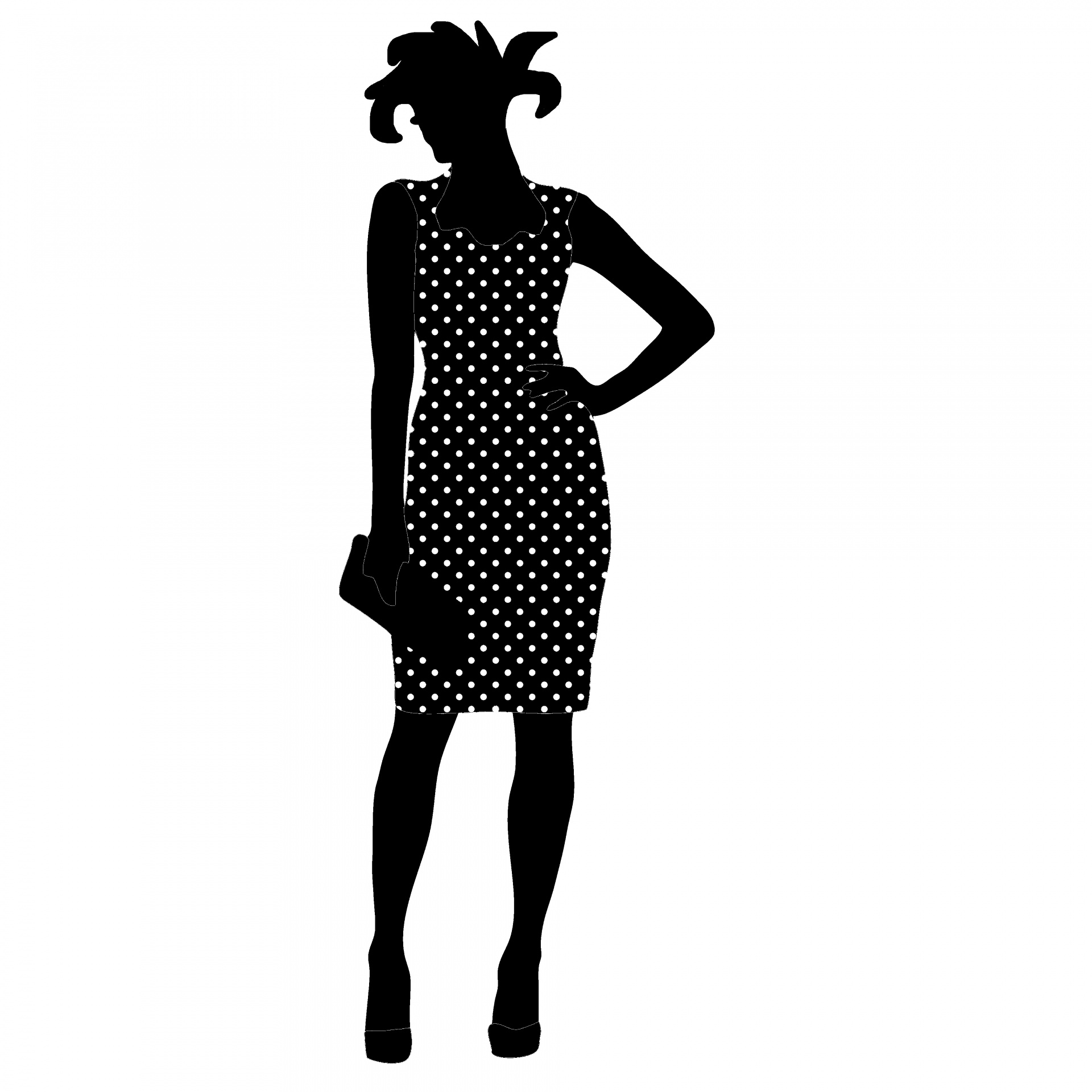 silhouette fashion woman free photo