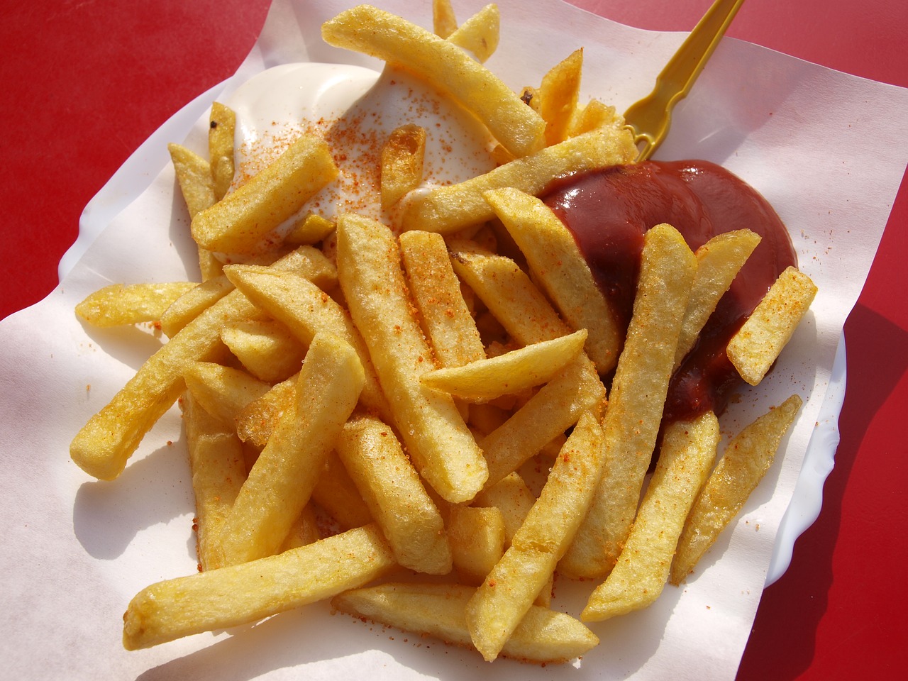 fast food food french fries free photo