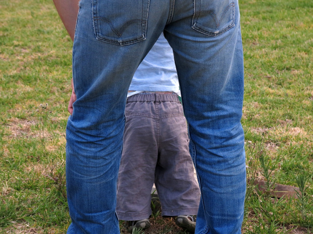 father son legs free photo