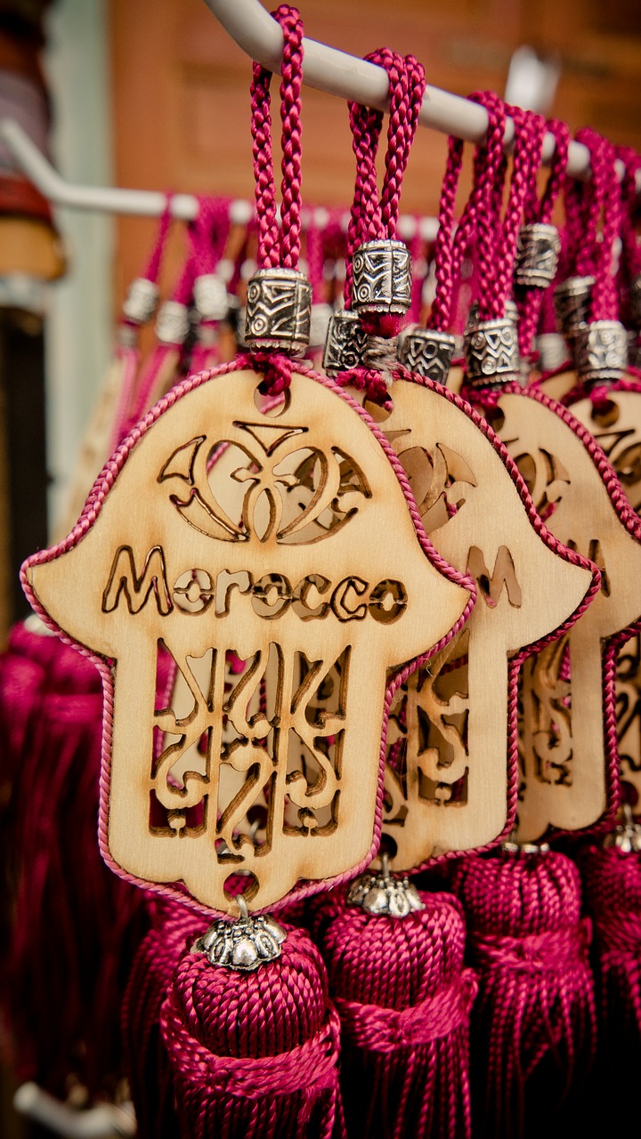 fatma's hand morocco keychain free photo