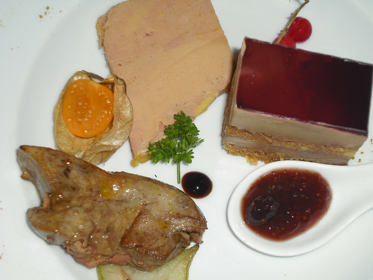 fatty liver meat duck free photo