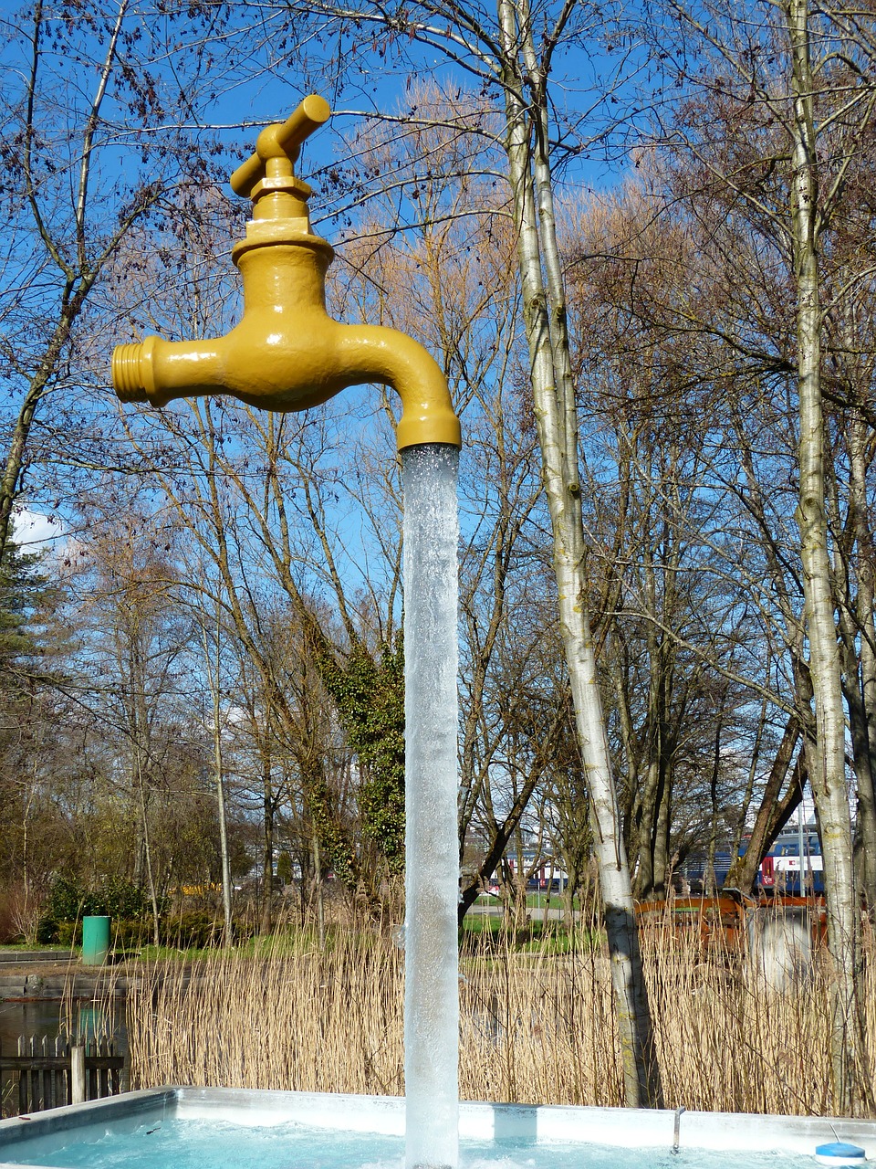 faucet water column free standing free photo