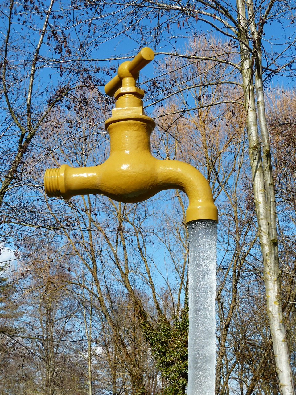 faucet water column free standing free photo