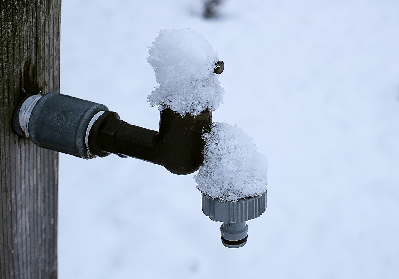 faucet garden winter free photo