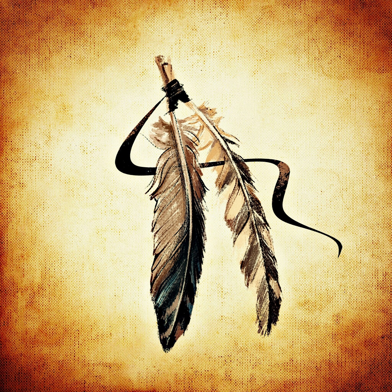 feather indian brown free photo