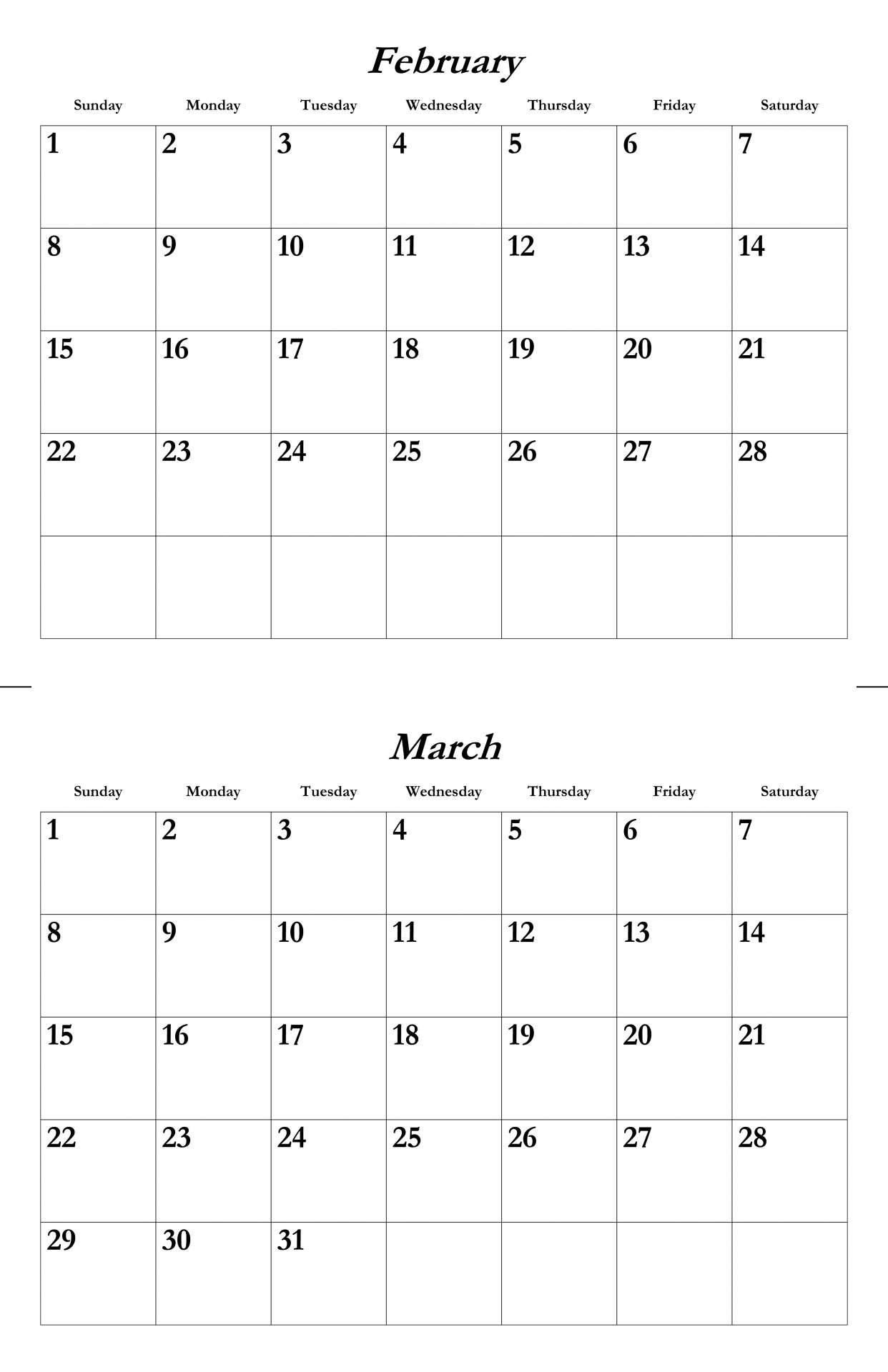 february march 2015 calendar planner free photo
