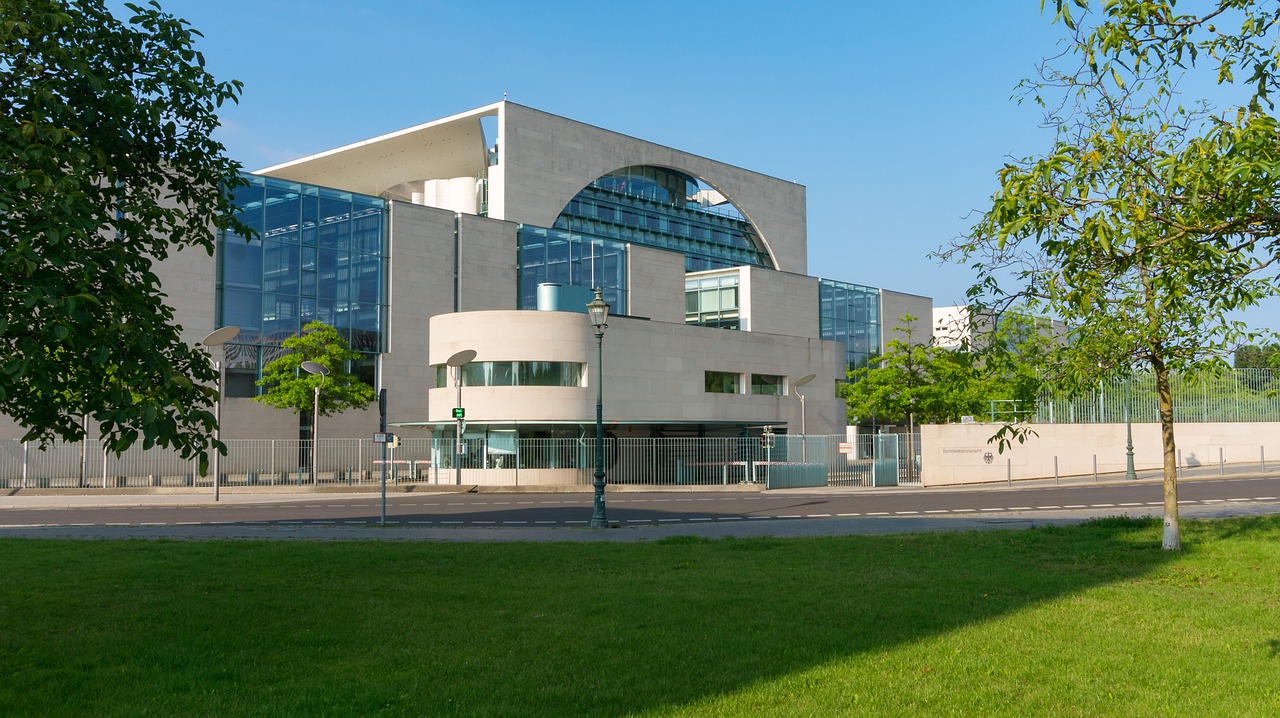federal chancellery architecture modern free photo