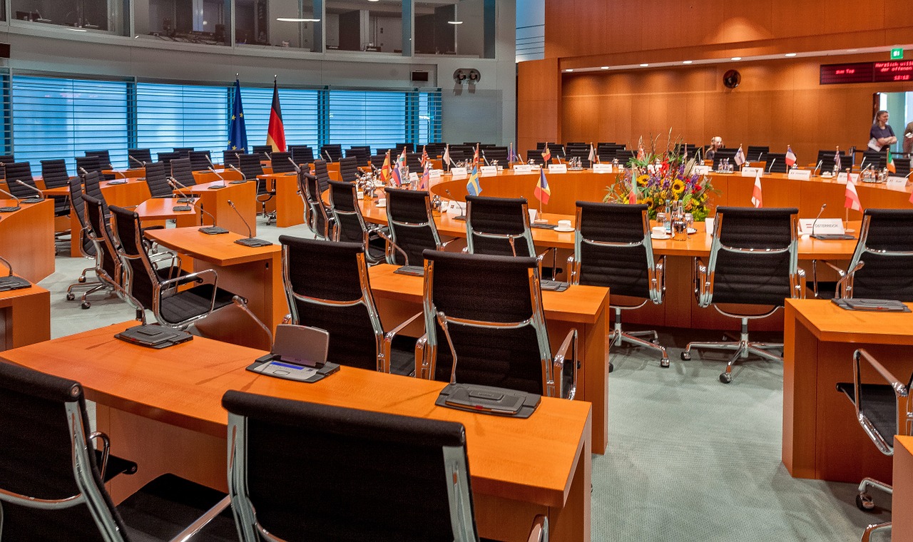 federal chancellery conference room policy free photo