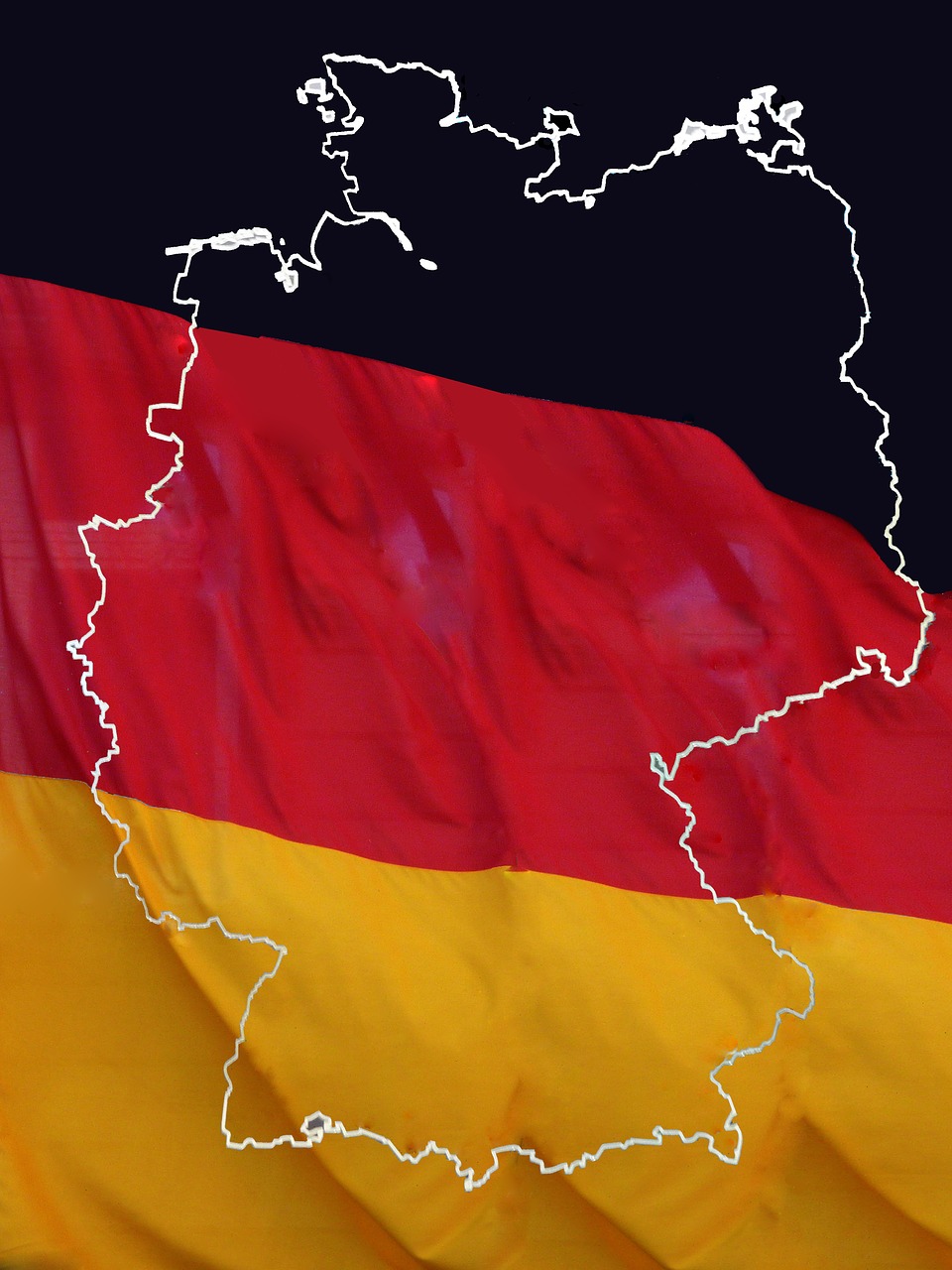 federal republic of german germany map free photo