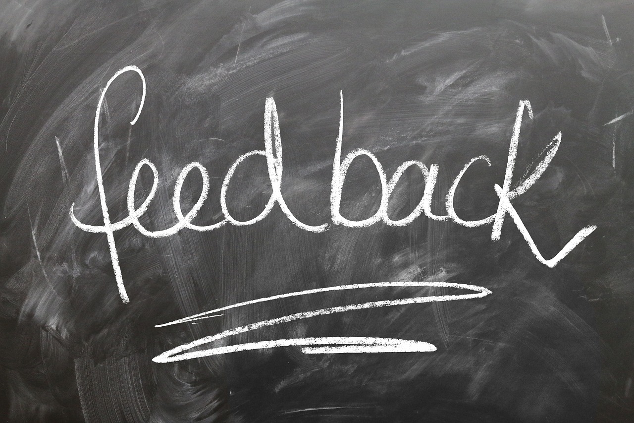 feedback confirming board free photo