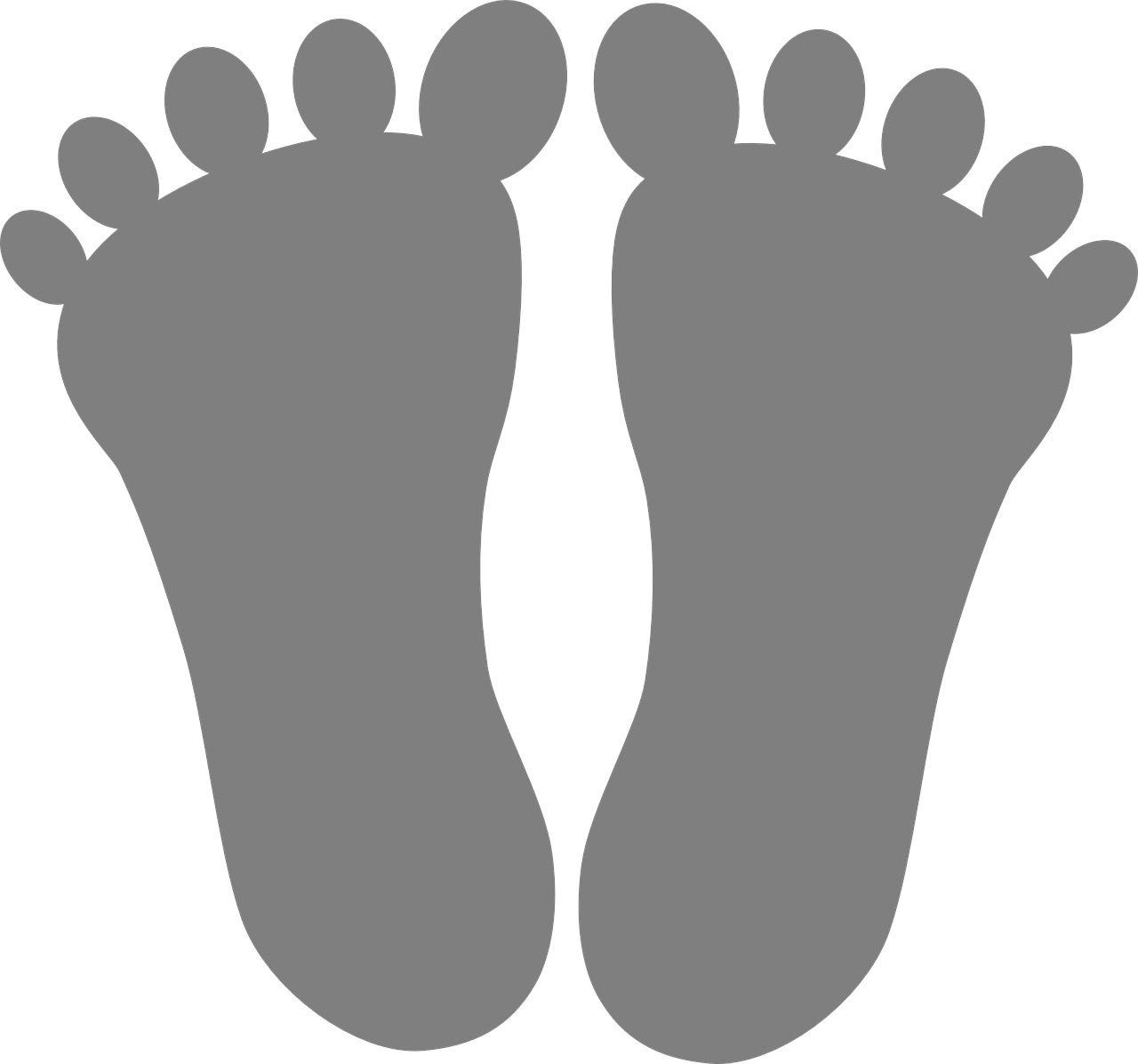 feet toes footmarks free photo