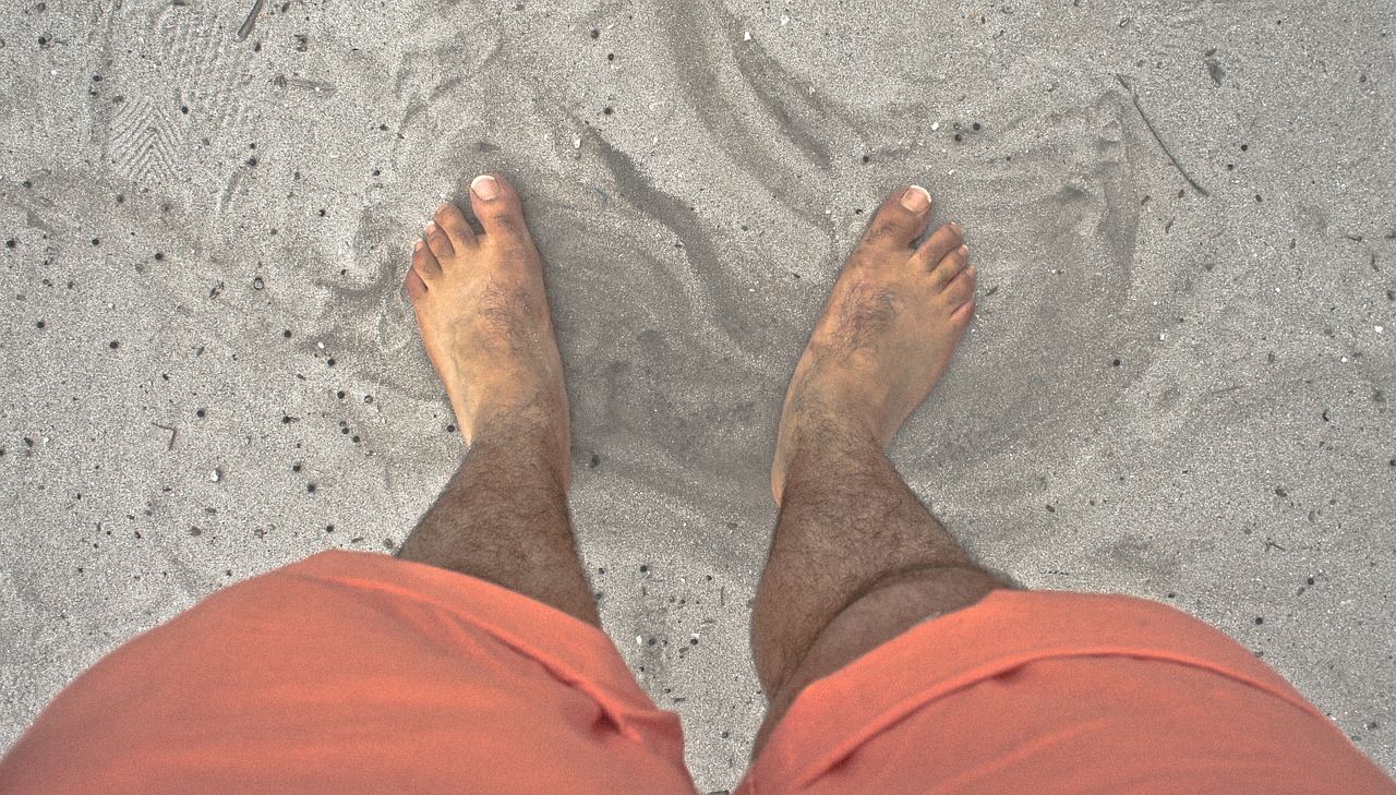 feet beach barefoot free photo