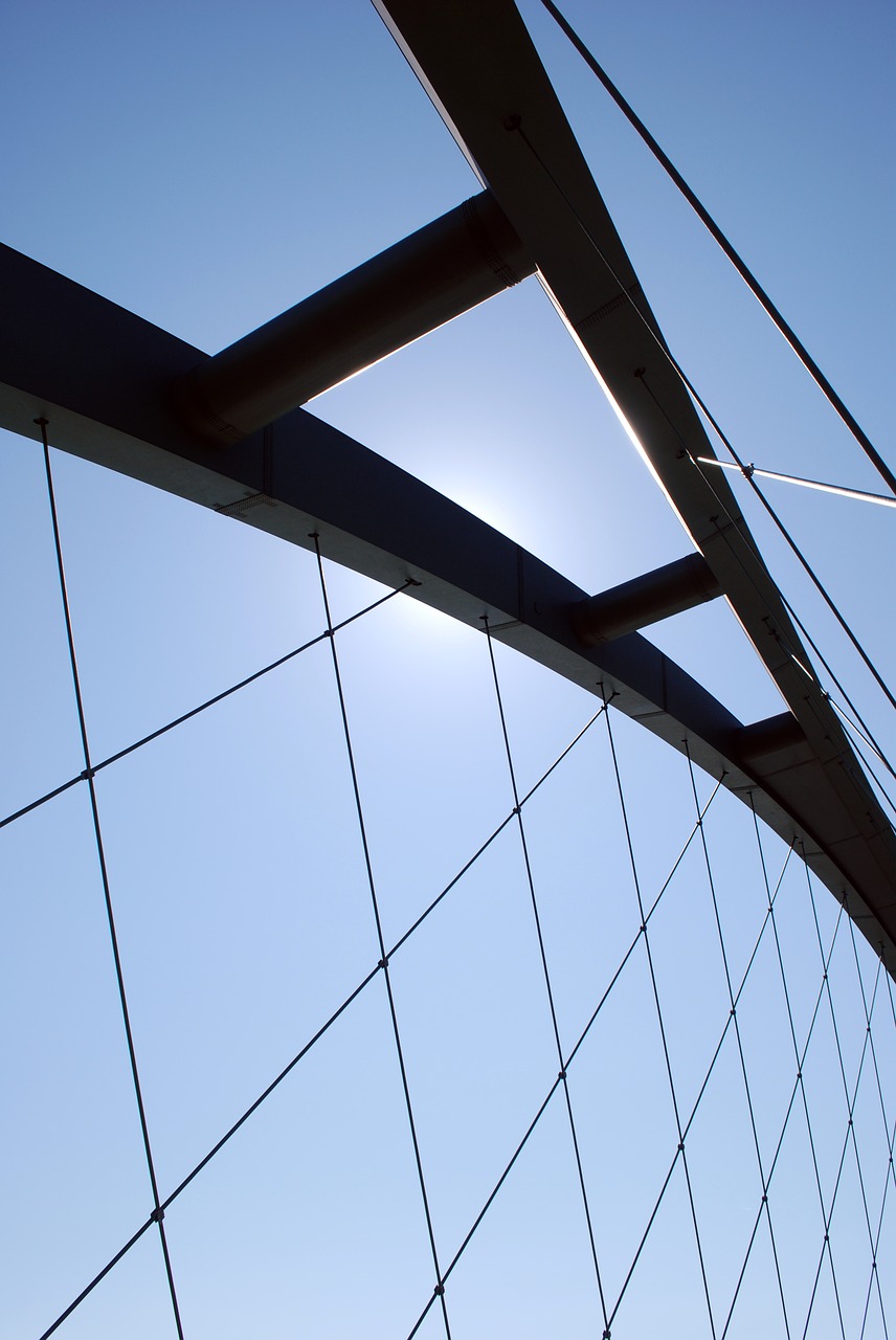 fehmarnsund bridge steel contemporary free photo