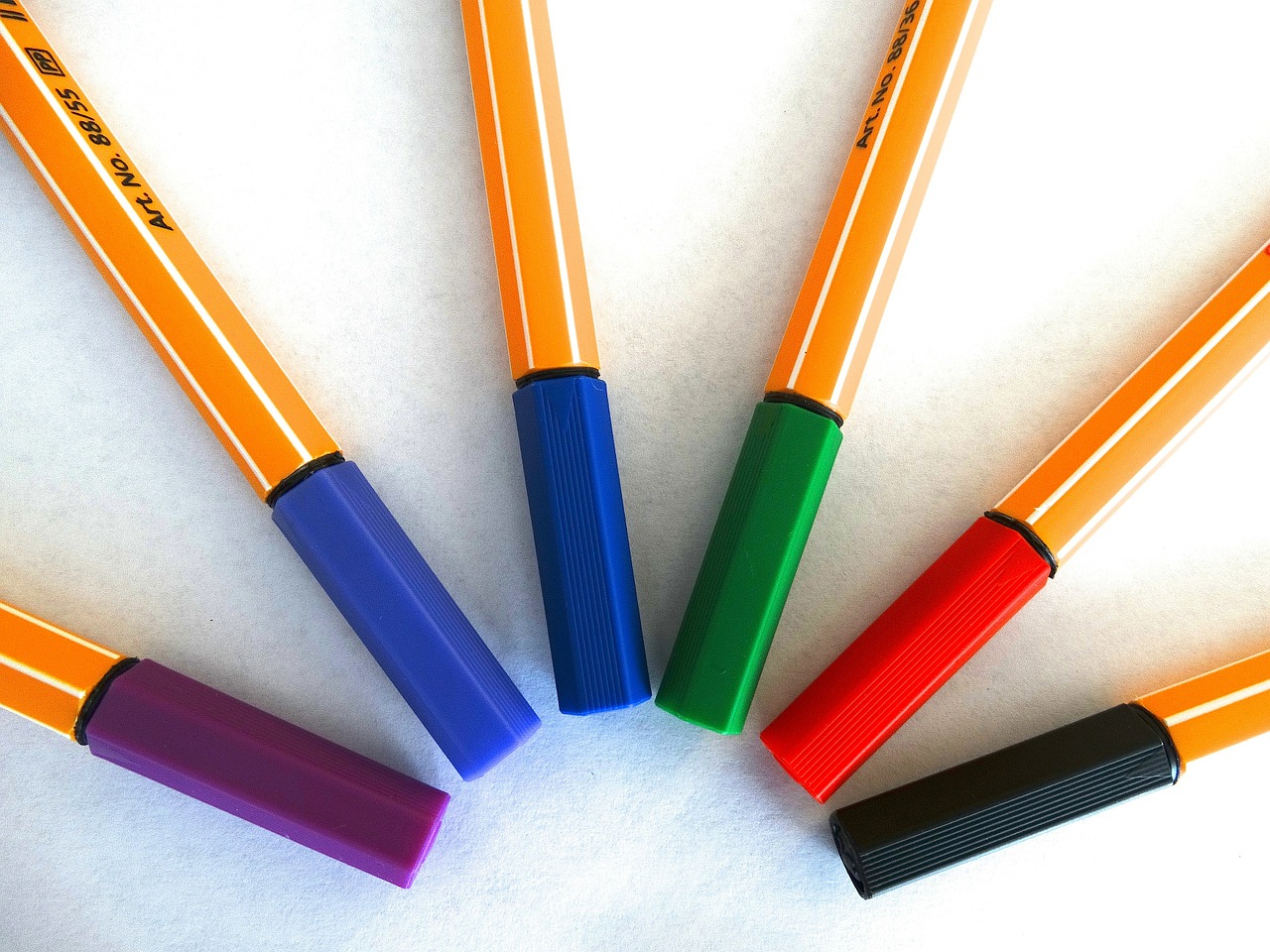 felt tip pens colour pencils color free photo