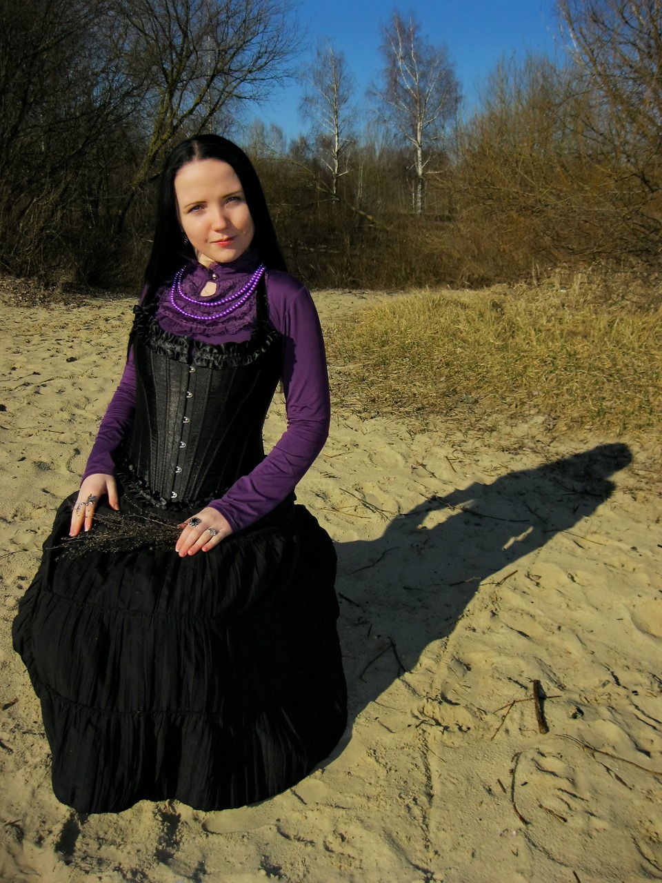 female gothic woman free photo