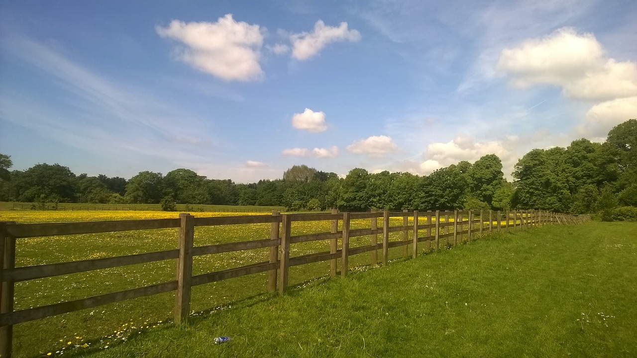 fence field farm free photo