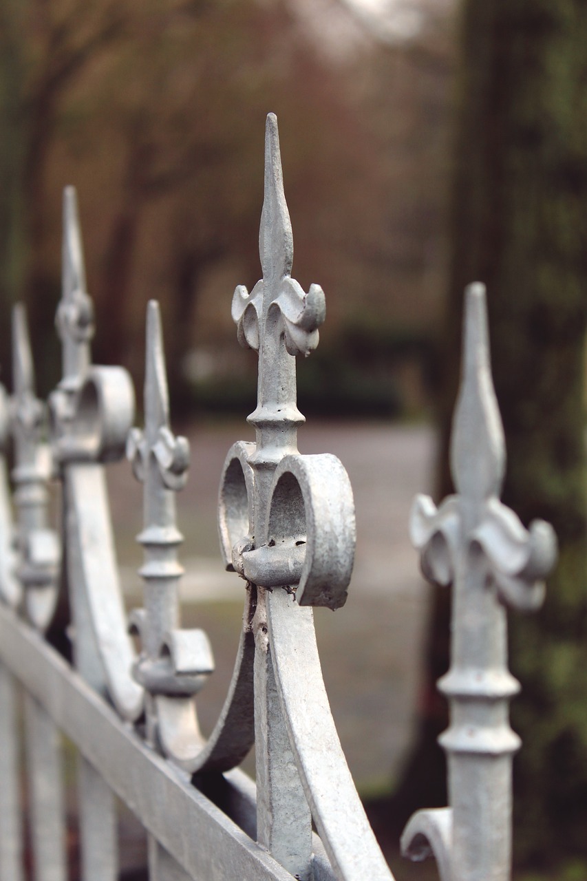 fence metal old free photo