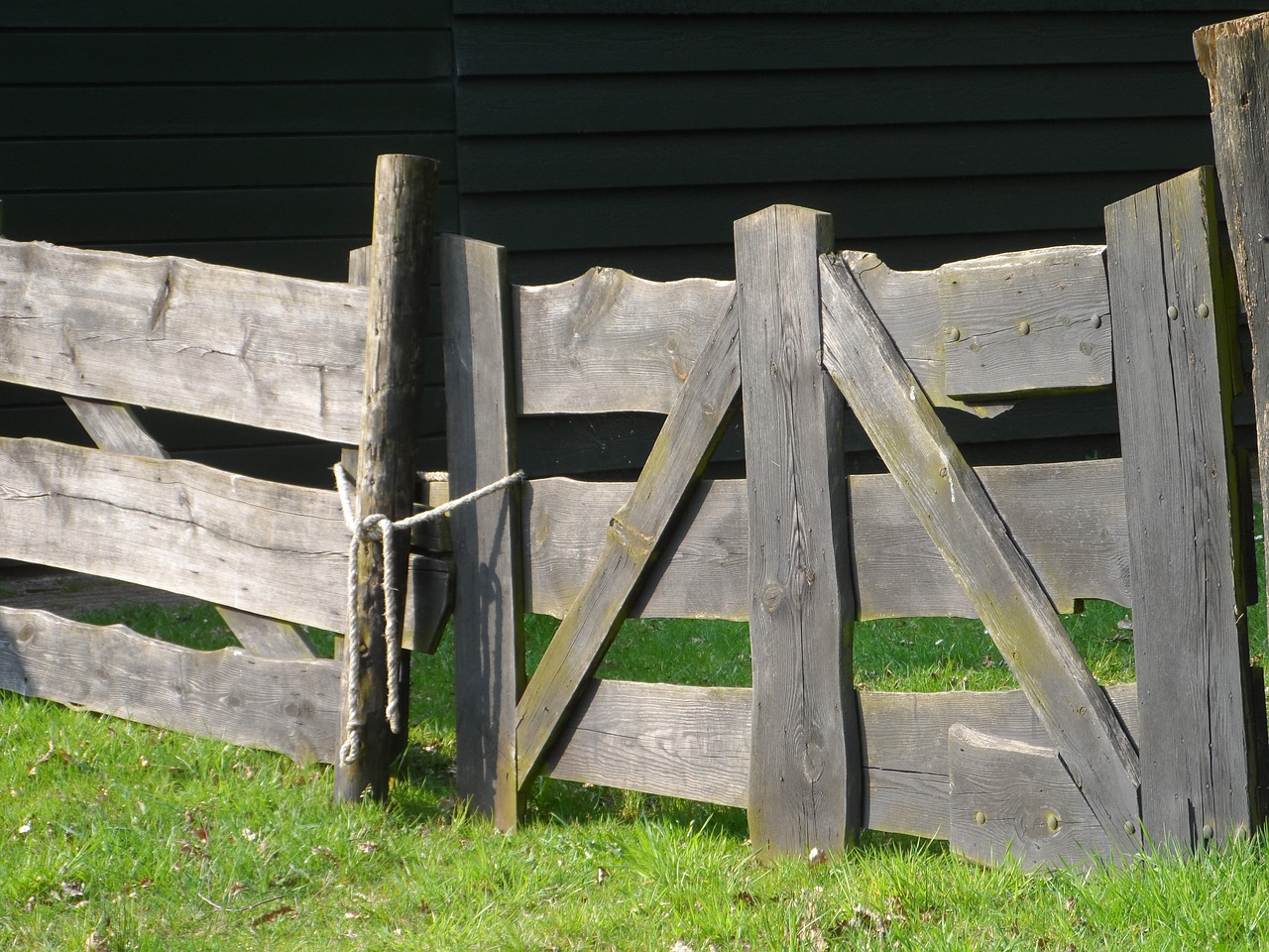 fence wood structure free photo