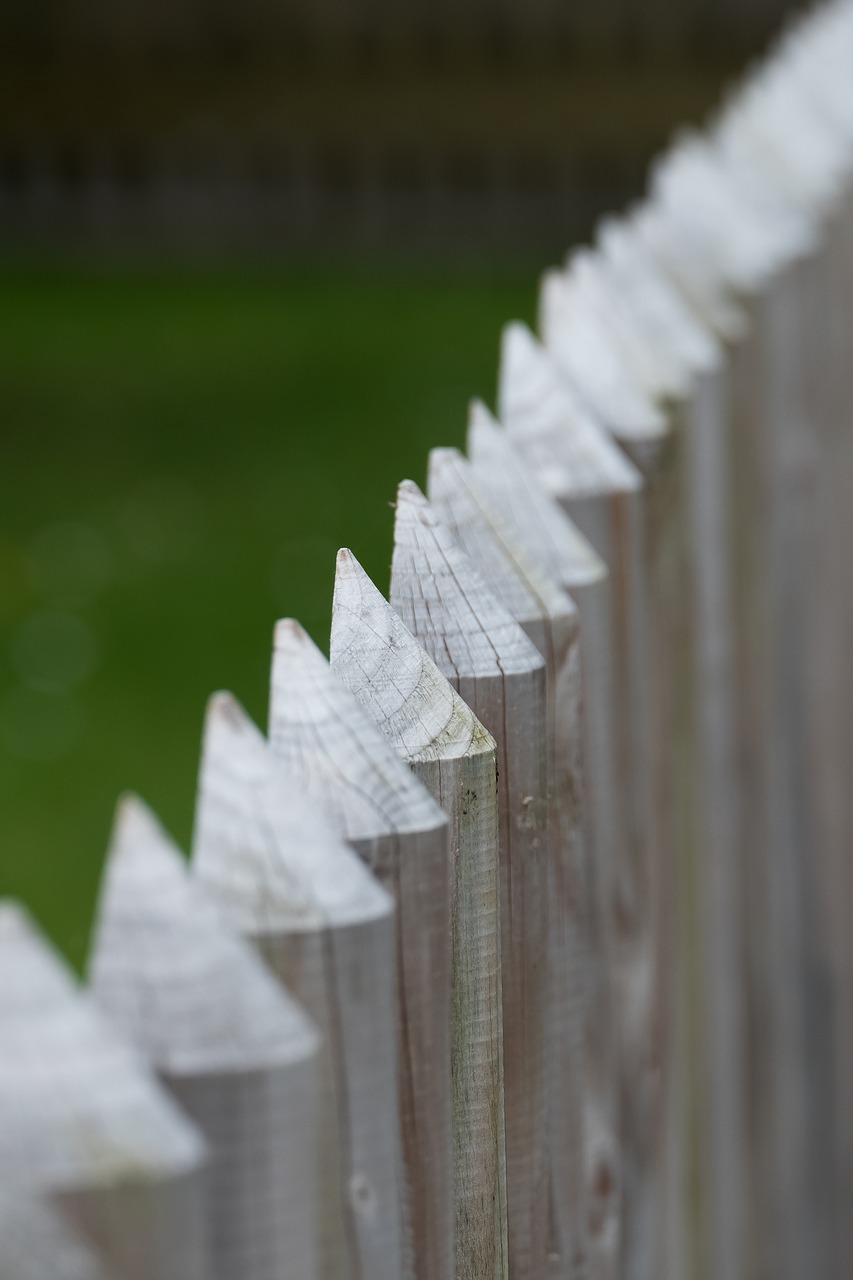 fence wood pointed free photo