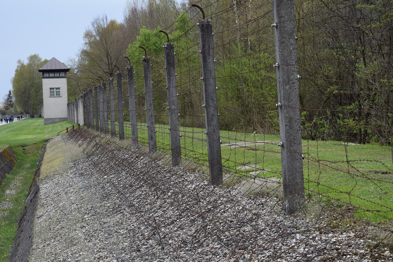 fence concentration camp prison free photo