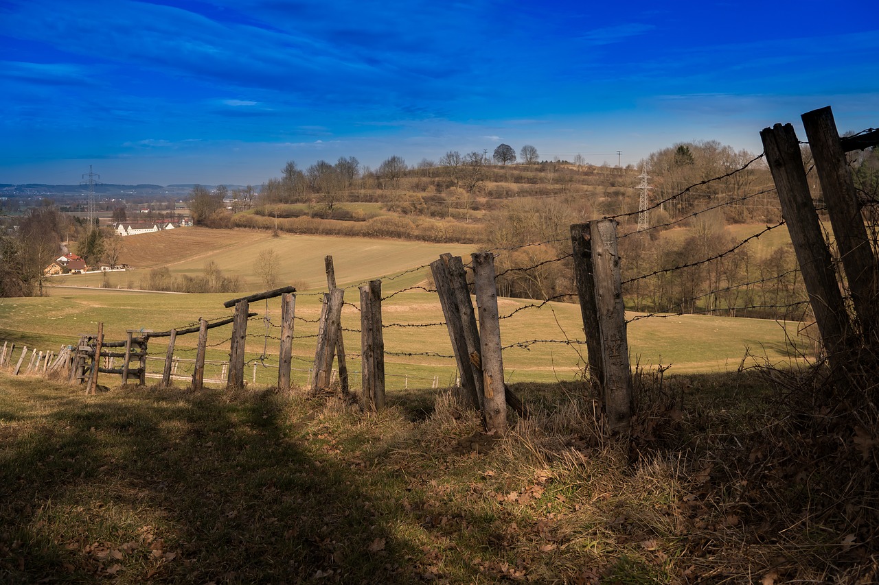 fence landscape away free photo