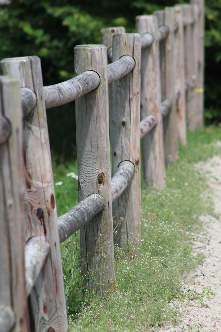 fence wood structure free photo