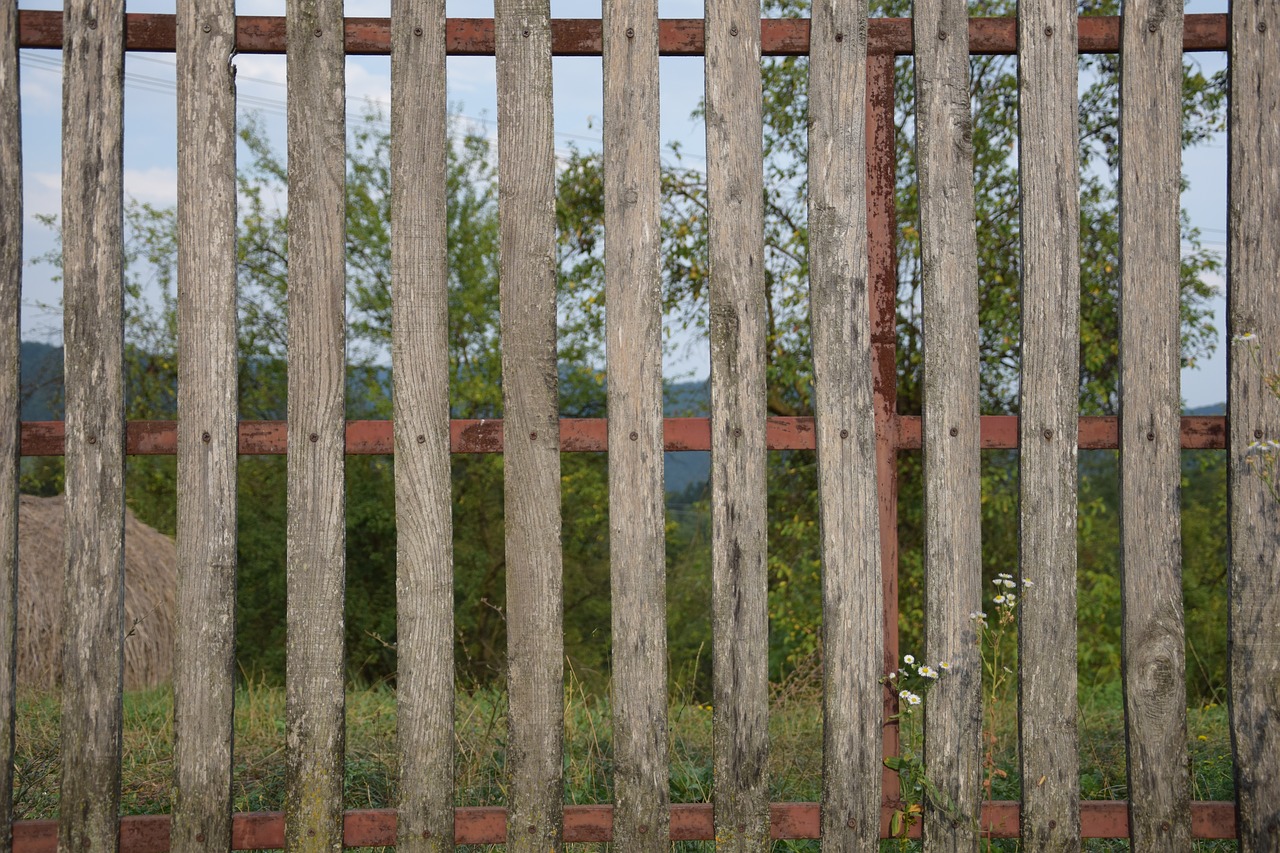 fence wood wooden free photo