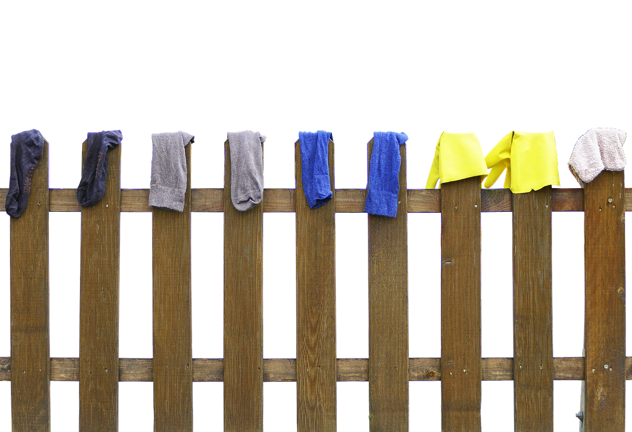 fence laundry dry free photo