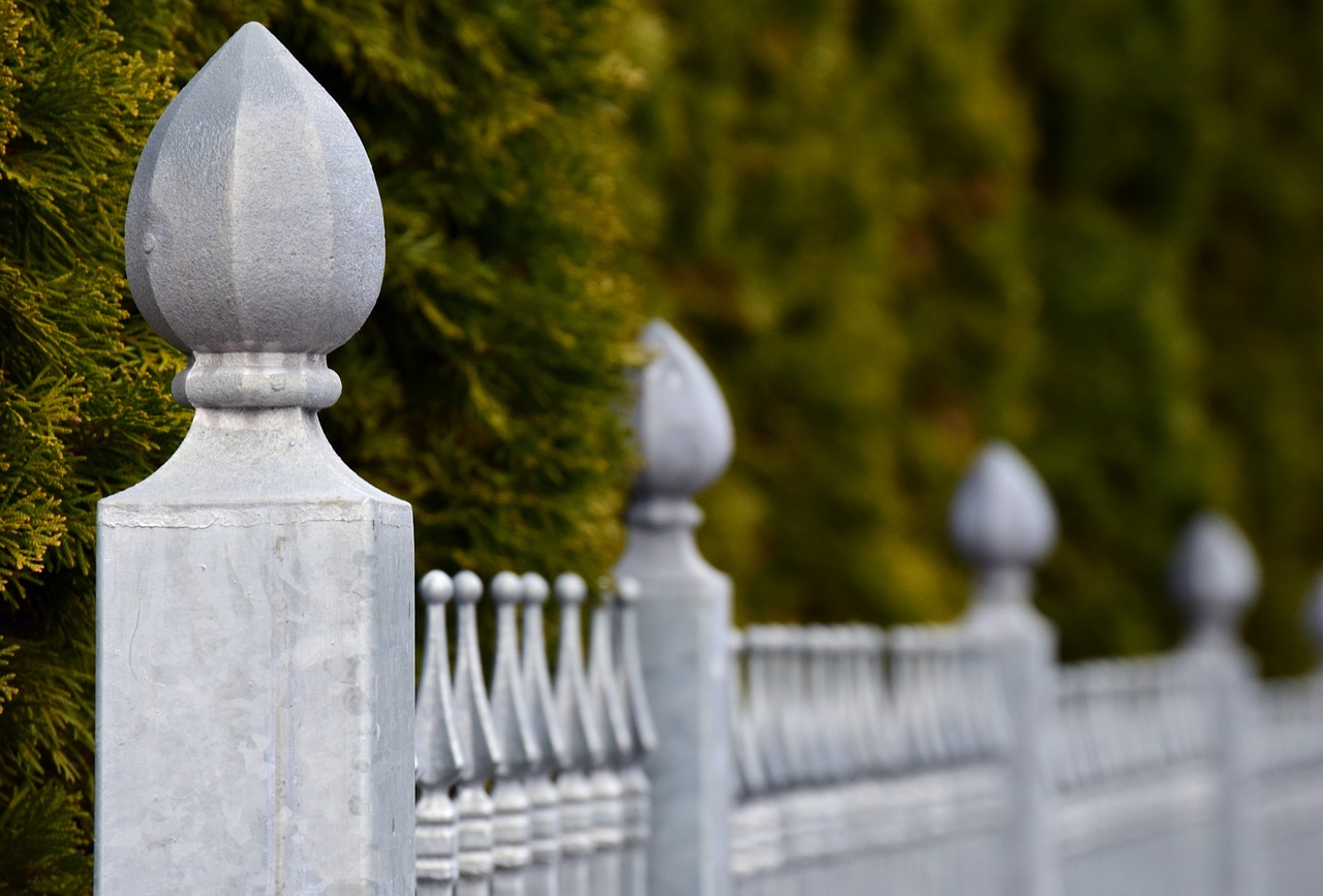 fence metal metal fence free photo