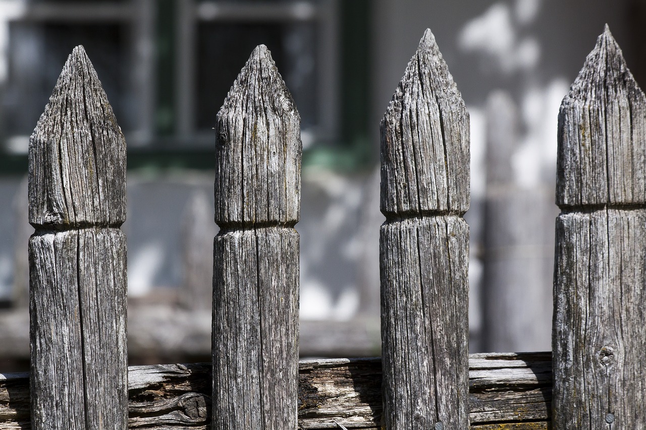 fence  wood  old free photo