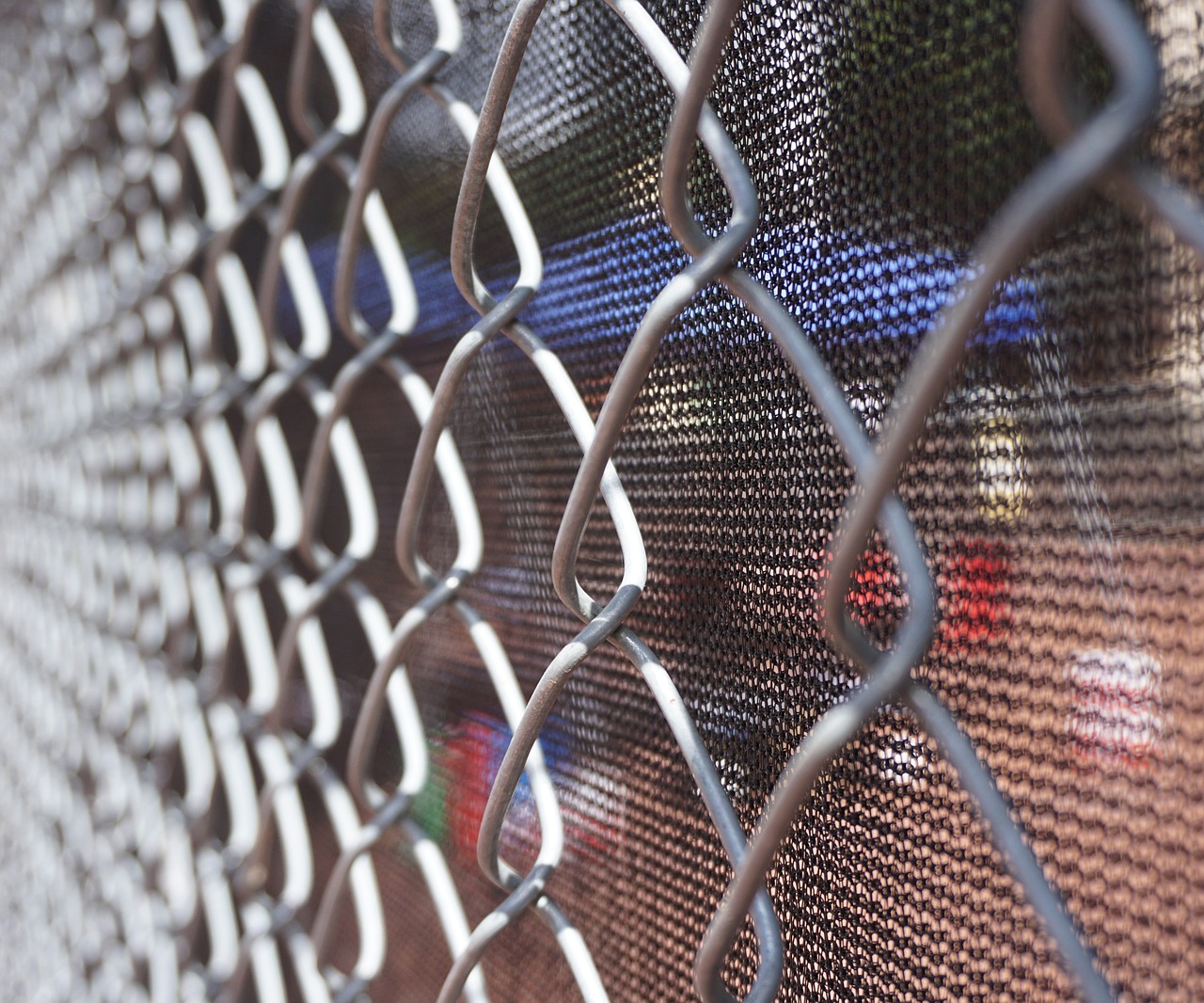 fence  chain  under construction free photo