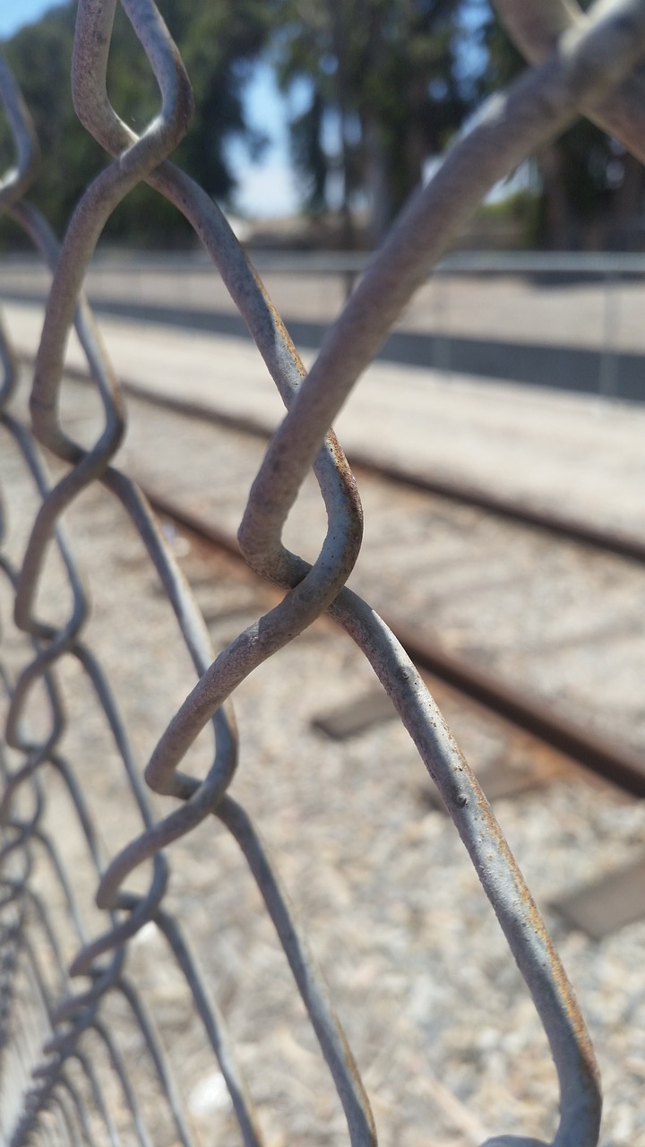 fence  railroad  old free photo