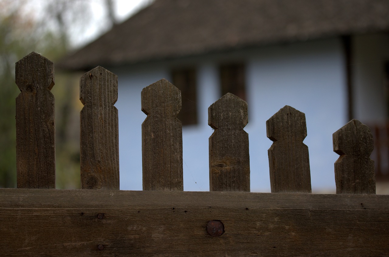 fence  wood  brown free photo