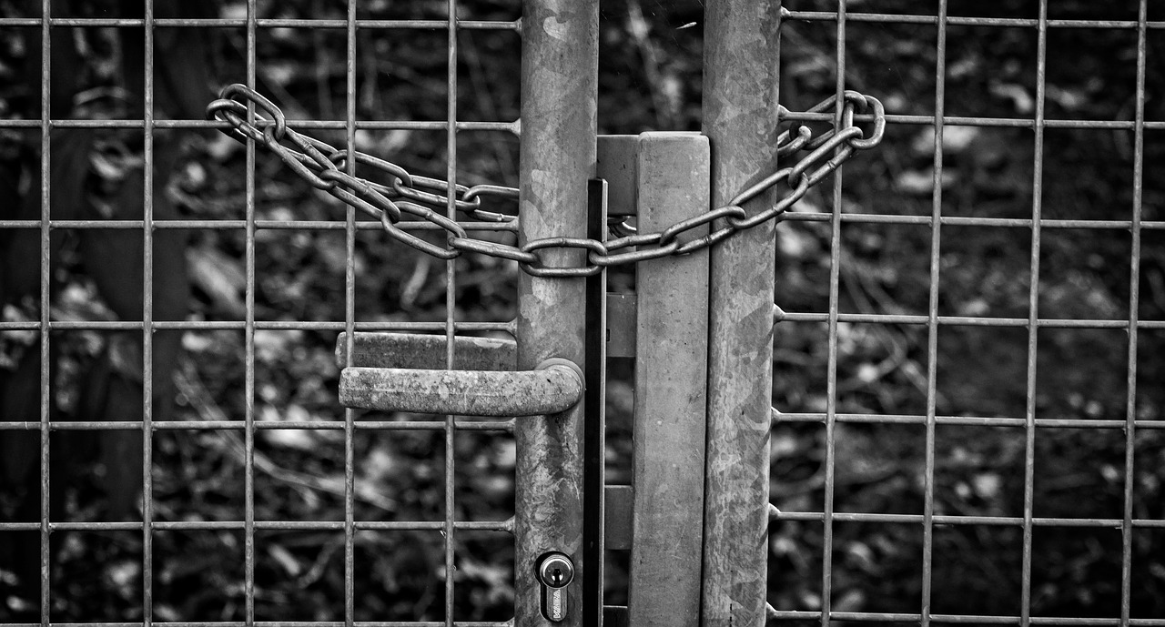 fence  door  metal free photo