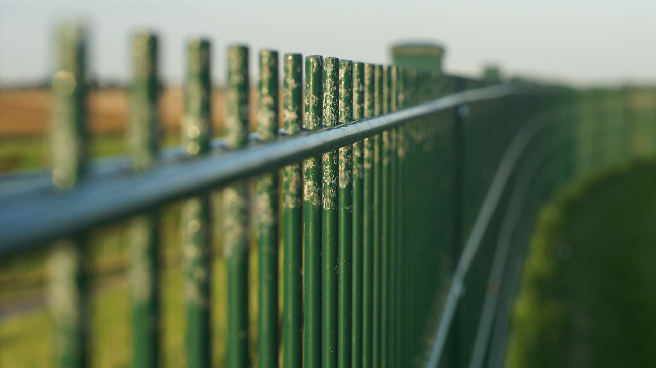 fence green endless free photo