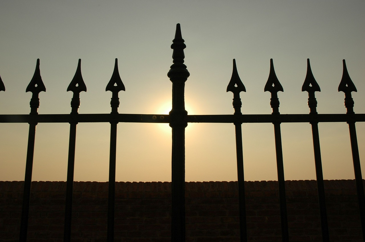 fence iron metal free photo