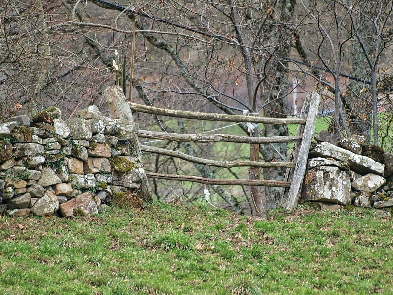 fence rustic landscape free photo