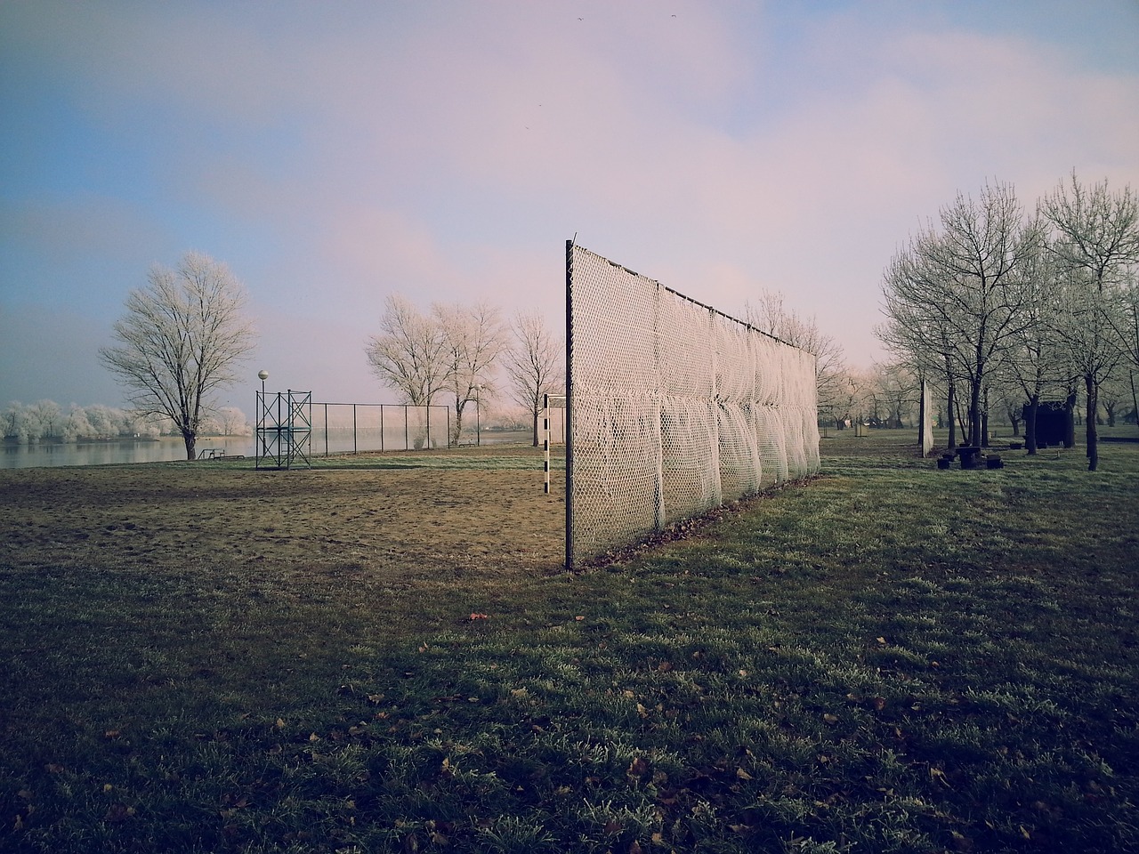 fence park grass free photo