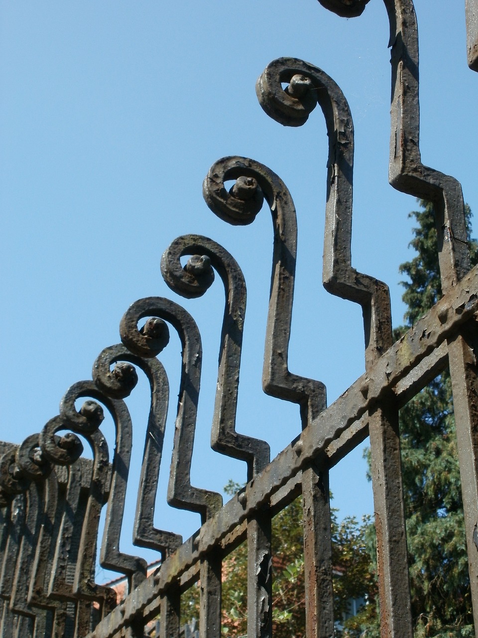 fence wrought iron saarbruecken free photo
