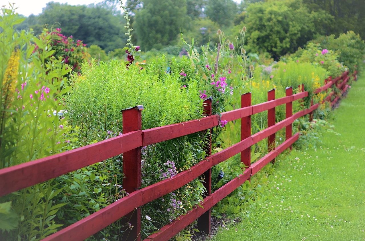 fence garden wood free photo