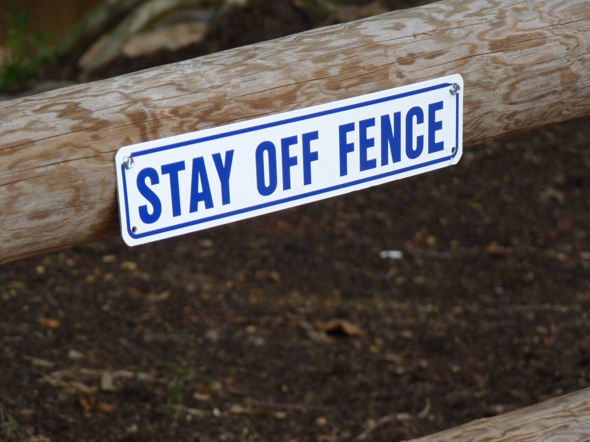 fence sign off free photo
