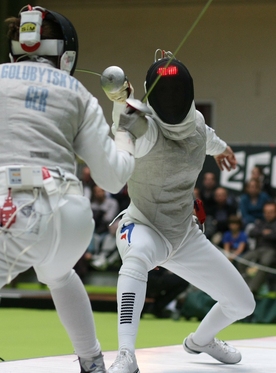 fencing sports swords free photo