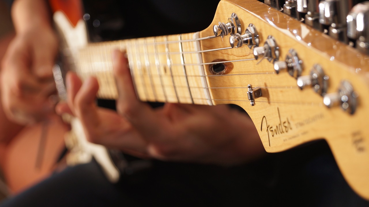 fender stratocaster guitar free photo