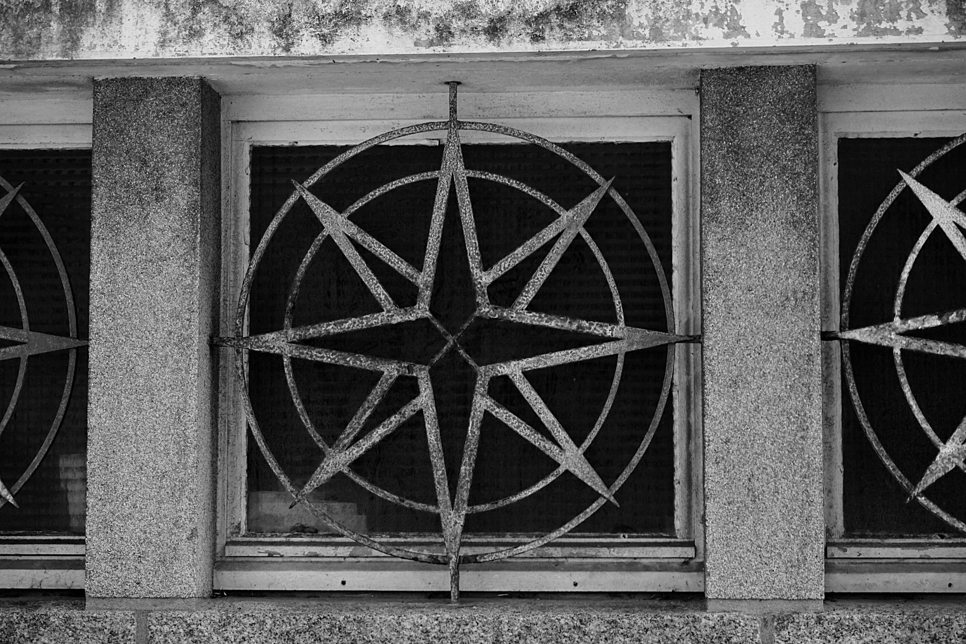 wrought iron window star free photo