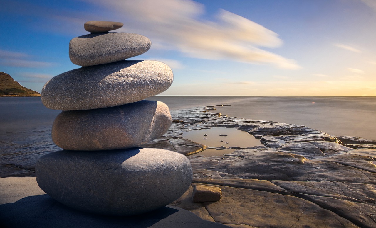 feng shui zen stones free photo